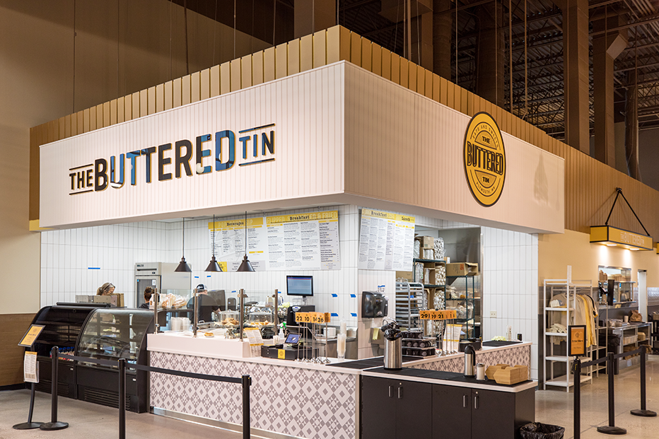 RICE Grocery Store Construction Buttered Tin