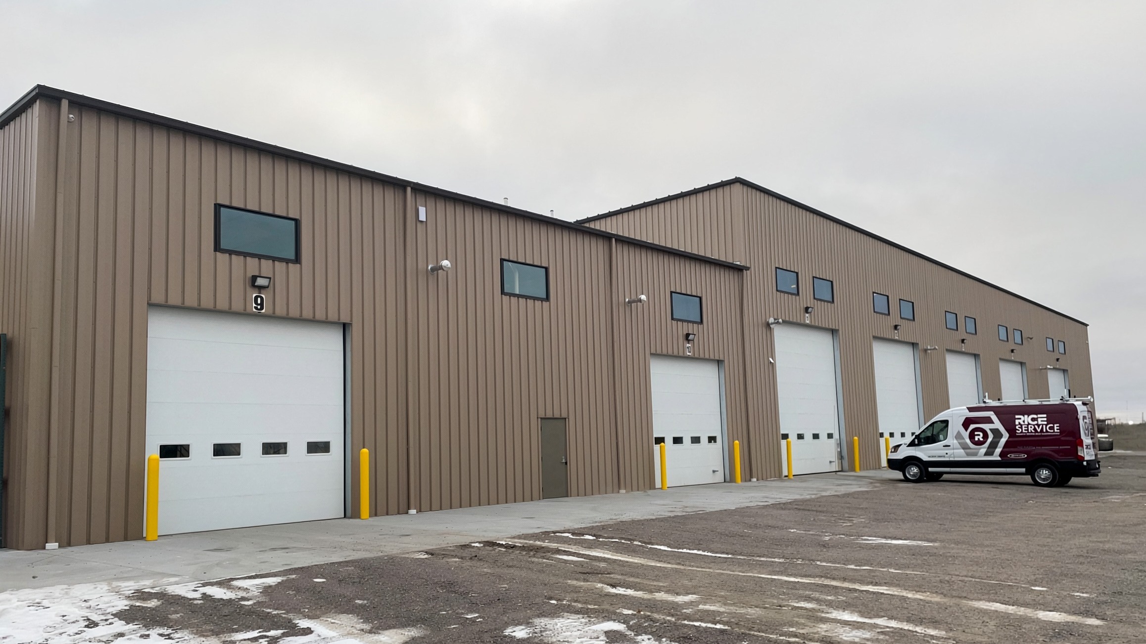Exterior view of the CWMF manufacturing plant addition in Waite Park, constructed by Rice Companies.