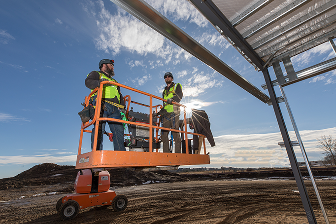 Steel Building Installation
