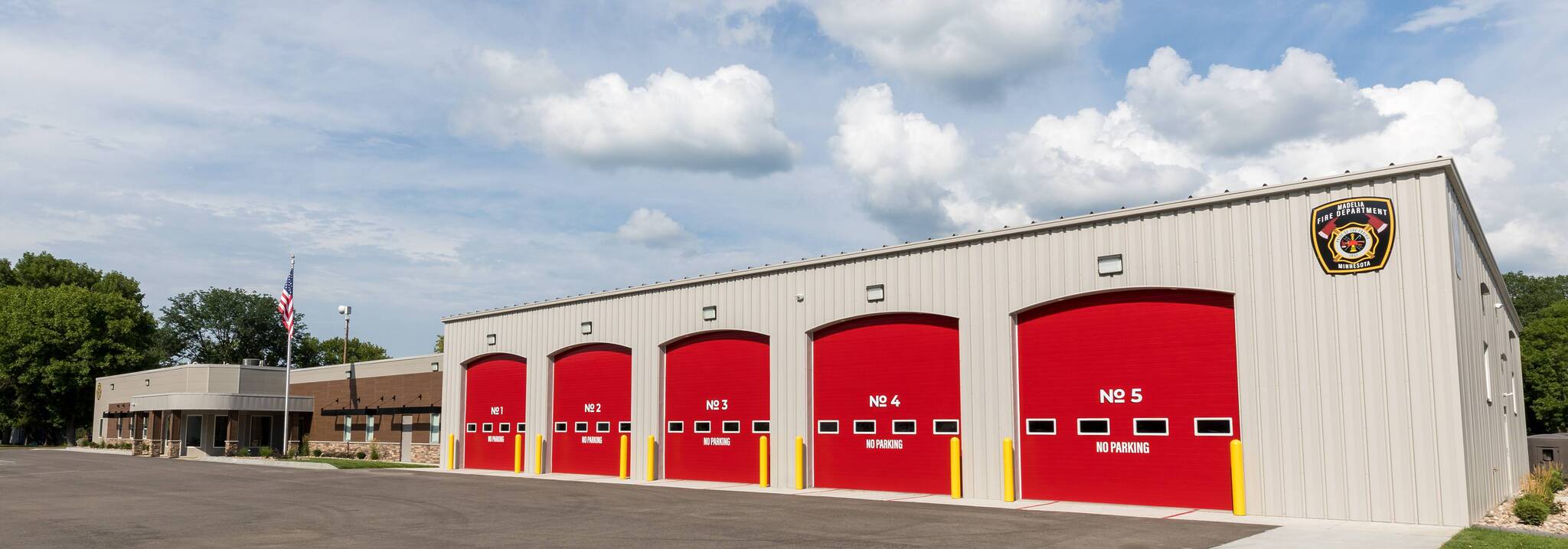 Garages for fire department