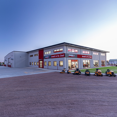 Equipment dealership exterior