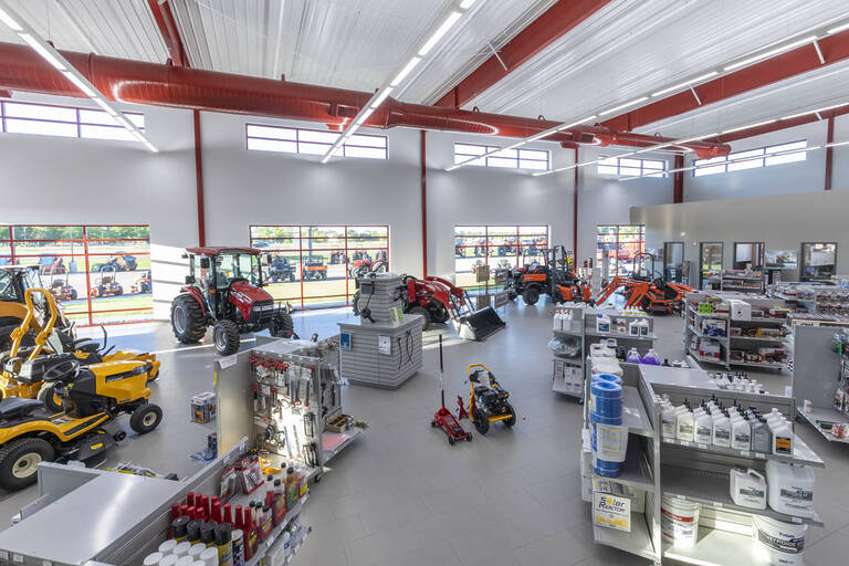 Heavy Equipment Dealer Showroom