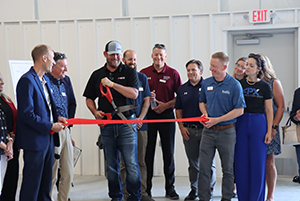 Professionals at ribbon cutting