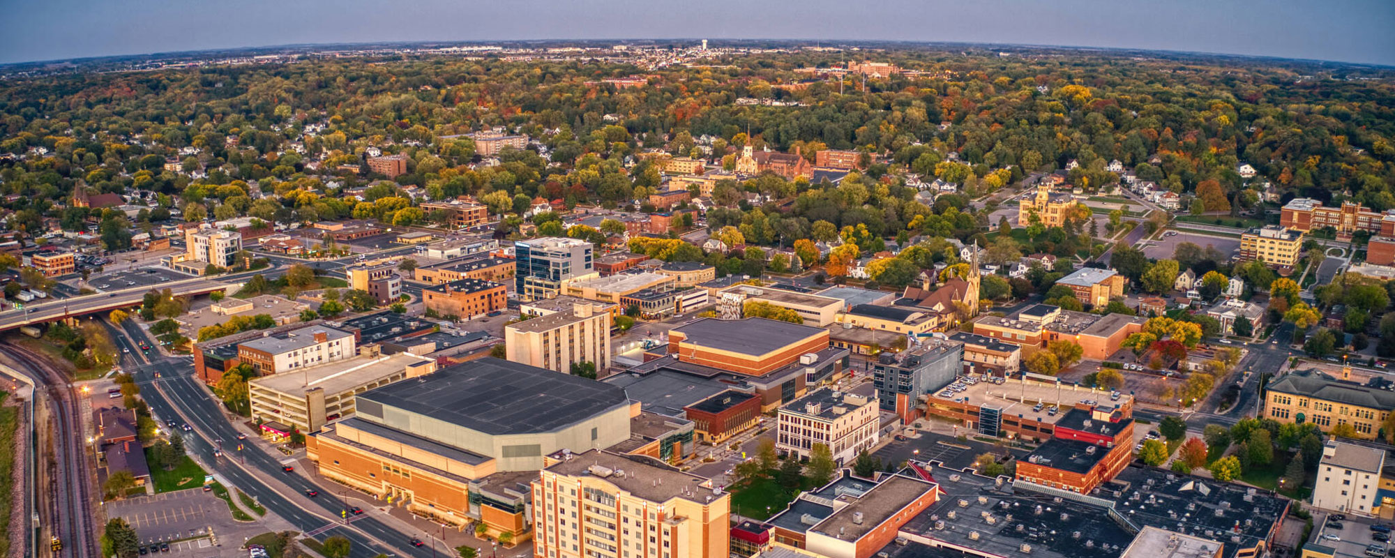 Aerial photo Mankato, MN