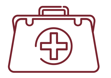 Medical bag icon