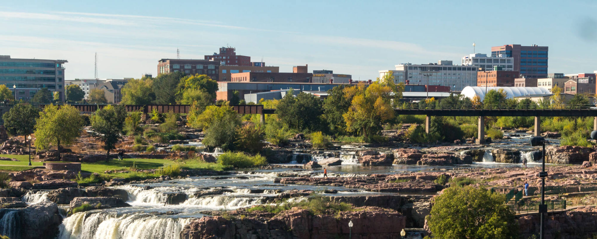 Sioux Falls landscape with river