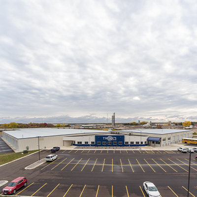 Bus service facility building exterior