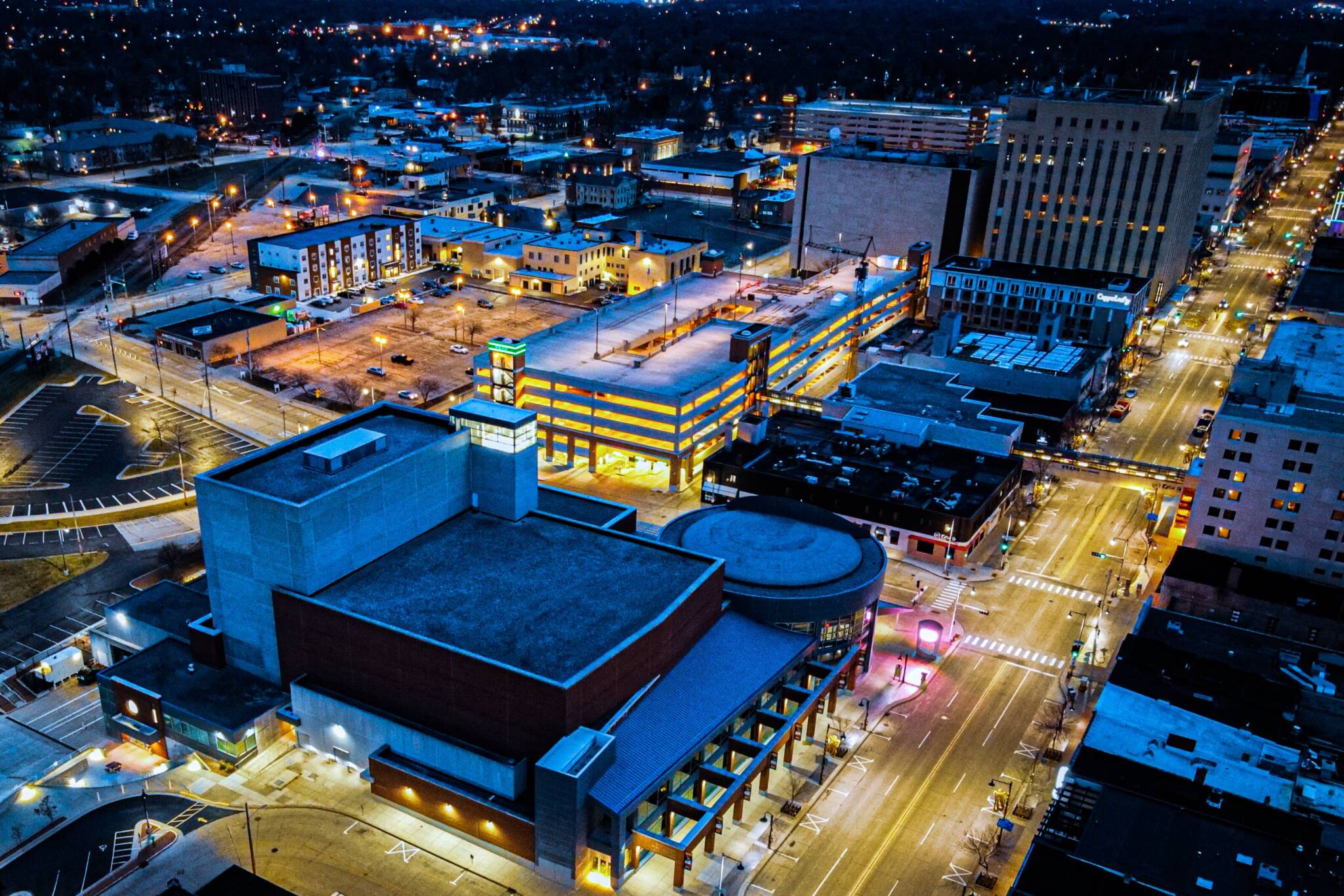 Appleton WI City At Night